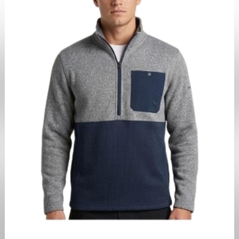 NWT Spyder Quarter Zip Fleece Lined Pullover